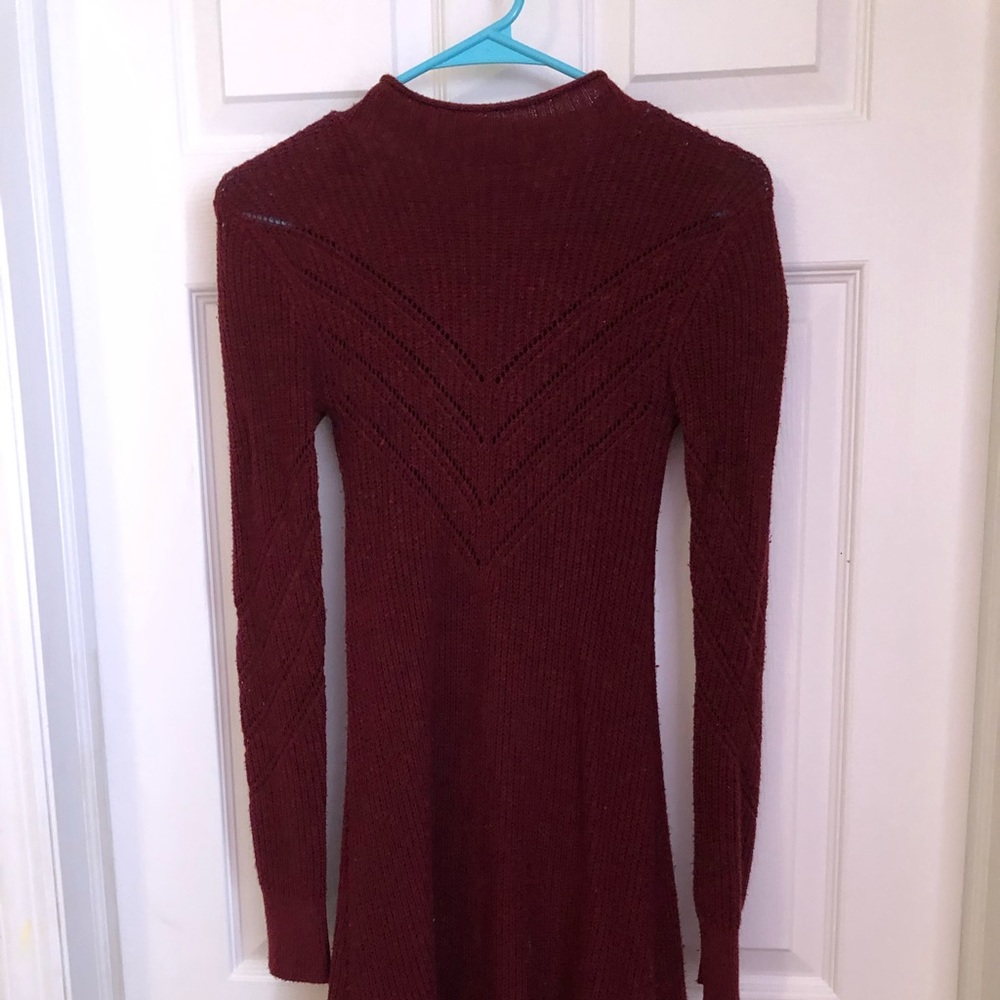 American Eagle Red Sweater Dress
